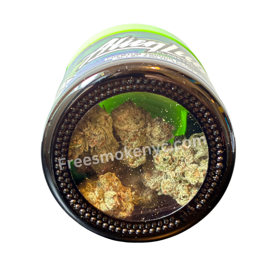Alien Labs Planetary OG cannabis buds on a transparent background