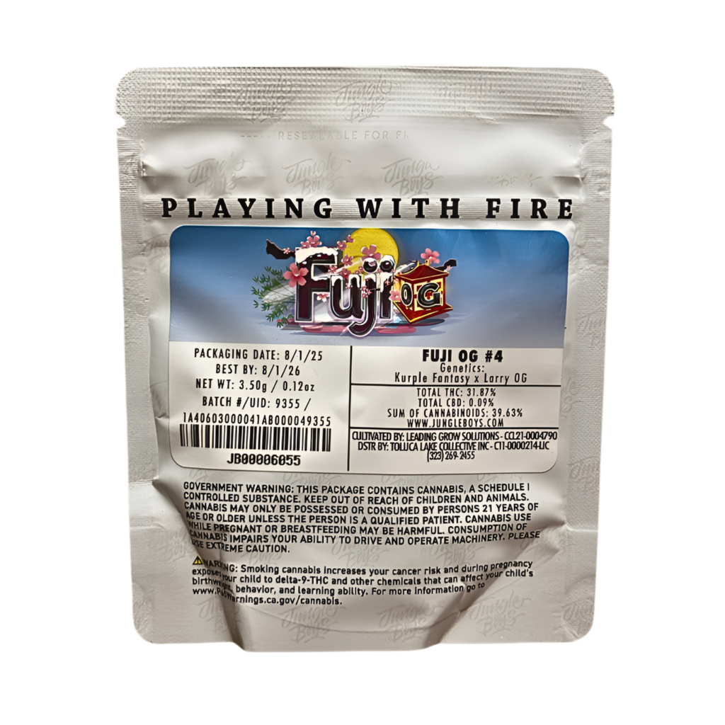 JUNGLE BOYS "FUGI OG #4" CANNABIS FLOWER