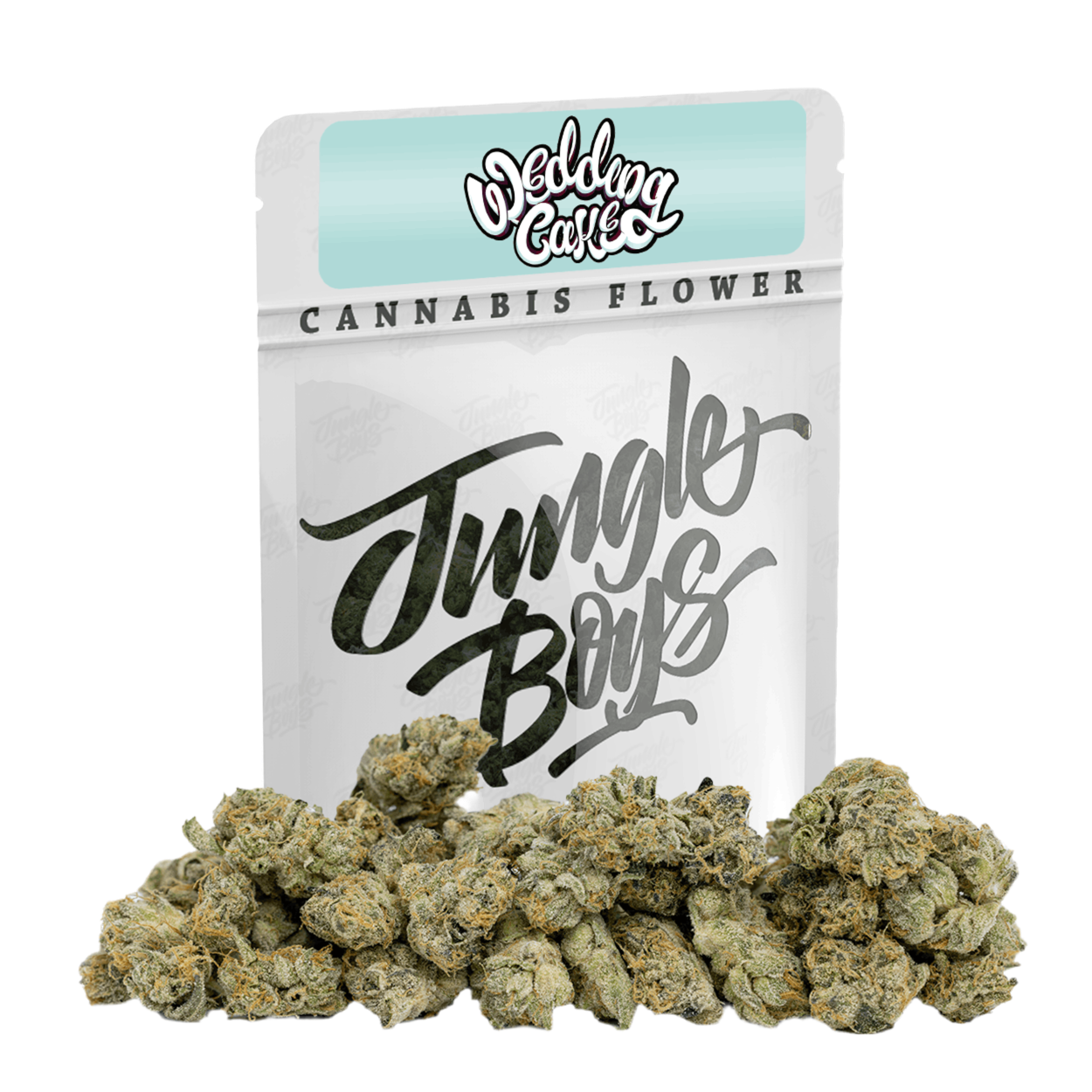 JUNGLE BOY "WEDDING CAKE" CANNABIS FLOWER; HYBRID STRAIN