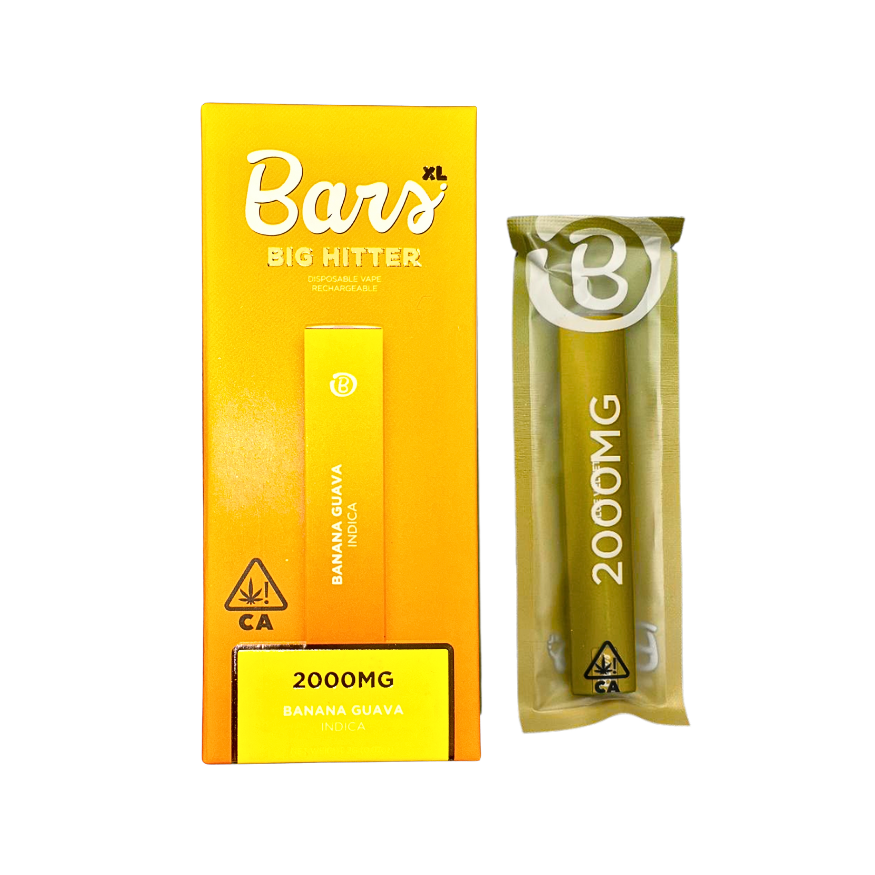 Bars XL Banana Guava Live Resin Disposable Vape Pen - 2g Indica