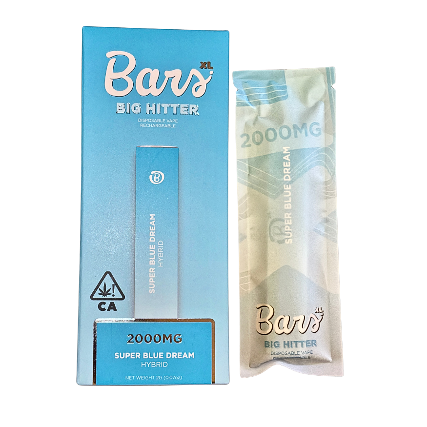 Blue Dream Vapes Bars XL Super Blue Dream Live Resin Disposable Vape Pen Blue Dream THC- Blue Dream Vapes Bars XL Super Blue Dream Live Resin Disposable Vape Pen Blue Dream THC-