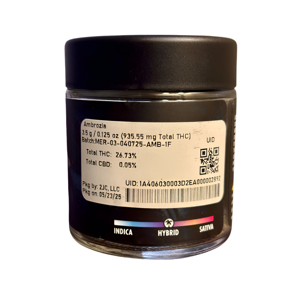 CONNECTED "AMBROZIA" PREMIUM FLOWER; HYBRID STRAIN