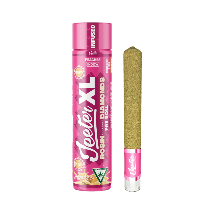 JEETER XL "PEACHES" 2G INFUSED PRE-ROLL; INDICA STRAIN