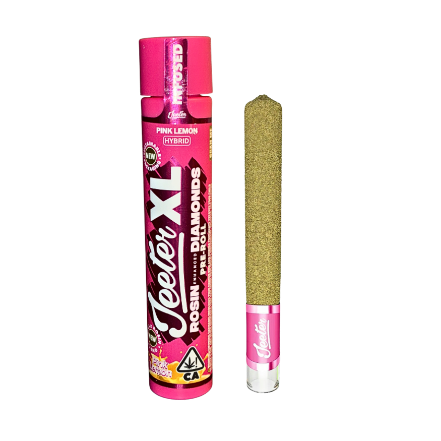 JEETER XL "PINK LEMON" 2G INFUSED PRE-ROLL; HYBRID STRAIN