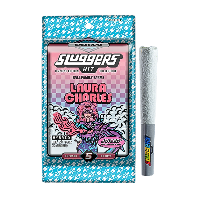 SLUGGERS HIT "LAURA CHARLES" INFUSED PRE-ROLLS; HYBRID STRAIN