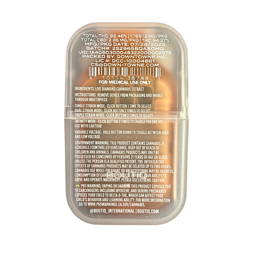 BOUTIQ SWITCH V5 (3 in 1) “ORANGE SLUSH” (S), “MANGO RUNTZ” (I), “GUAVA GELATO” (H)