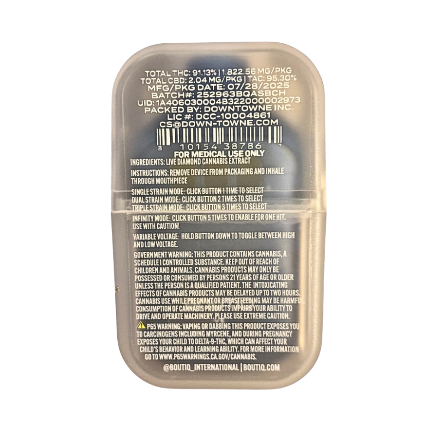 BOUTIQ SWITCH V5 (3 in 1)
“BLUE CRACK” x “CHEM BERRY” x “HONEYCOMB” (SATIVA)