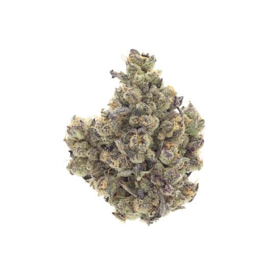 710 Labs Super Freak hybrid cannabis flower on a transparent background