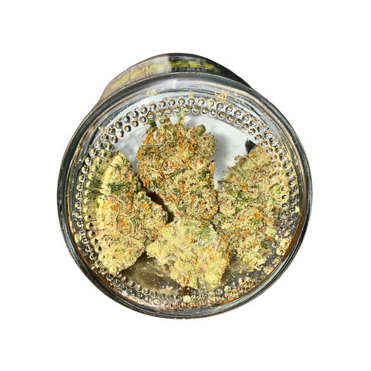 Frosty Silver Spoon cannabis buds on a transparent background.