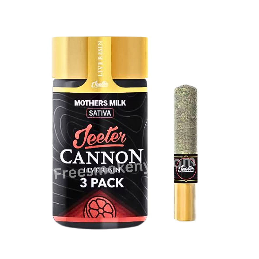 JEETER CANNON 3 PACK INFUSED WITH LIVE RESIN & ROSIN. (NEW 10 VARIATIONS)