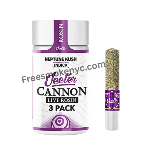 JEETER CANNON 3 PACK INFUSED WITH LIVE RESIN & ROSIN. (NEW 10 VARIATIONS)