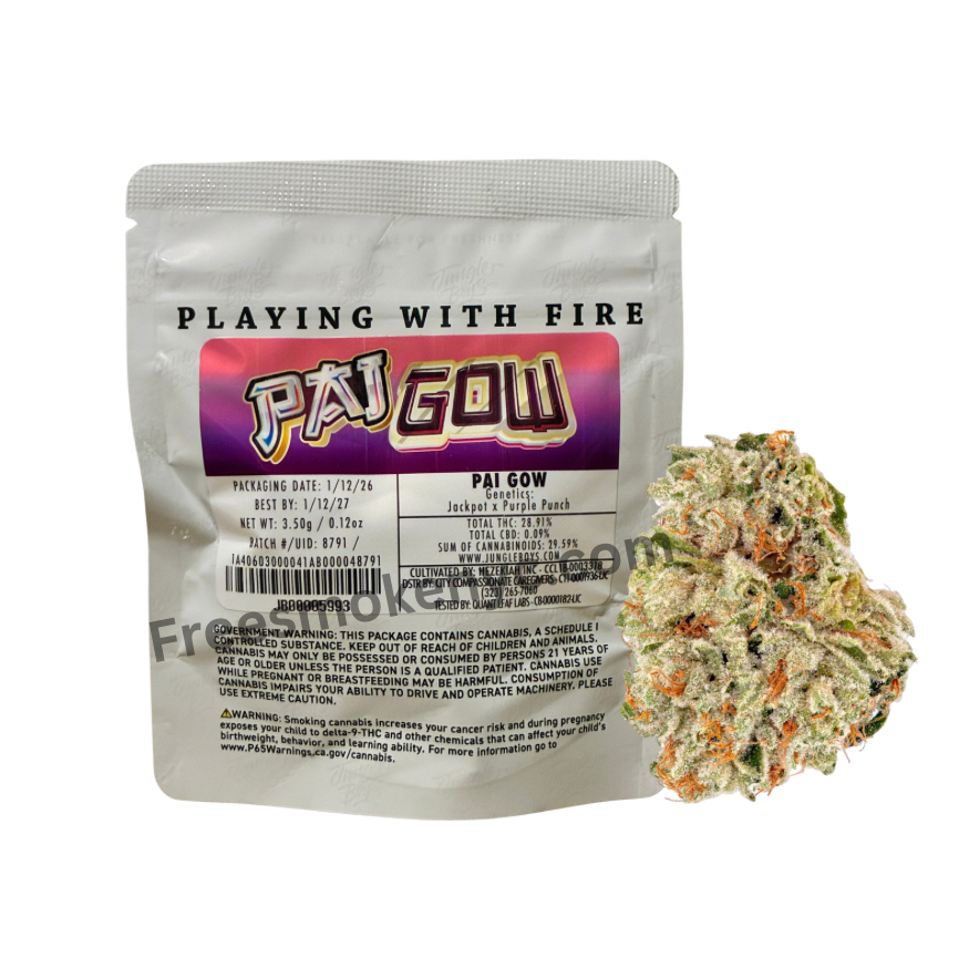 Jungle Boys hybrid cannabis packaging and flower on a transparent background