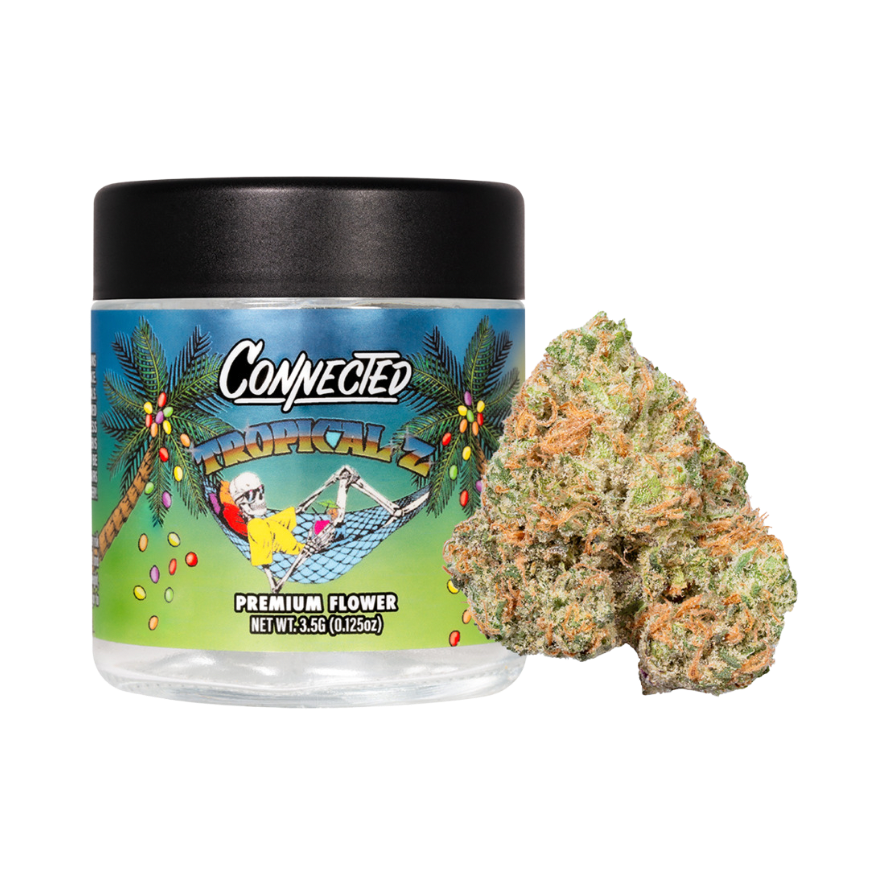 CONNECTED "TROPICAL Z" CANNABIS FLOWER; SATIVA STRAIN
