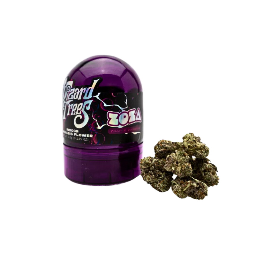 Wizard Trees "Zoza" indoor grown fresh flower; hybrid strain