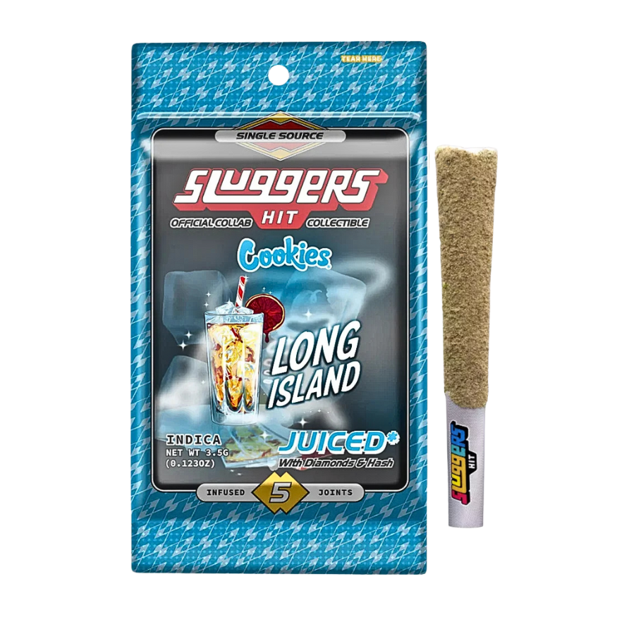 Sluggers Hit Long Island indica infused pre-roll multi-pack