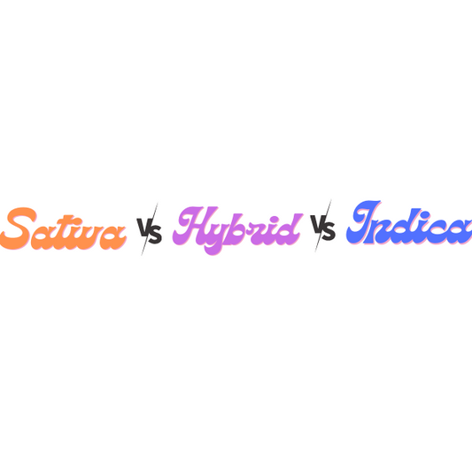 SATIVA Vs. HYBRID Vs. INDICA