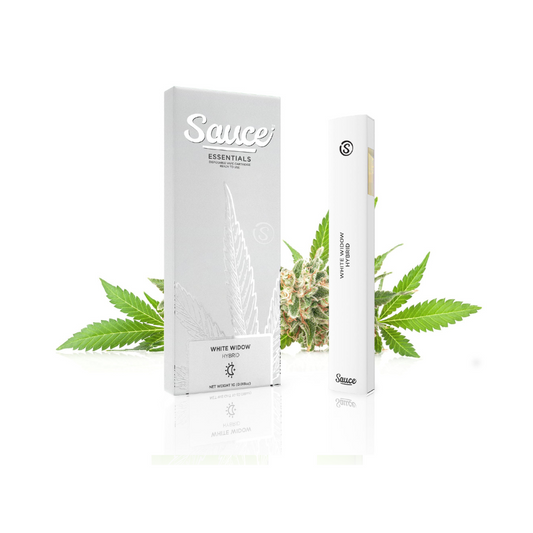 SAUCE ESSENTIALS 1 GRAM DISPOSABLE PEN WHITE WIDOW HYBRID