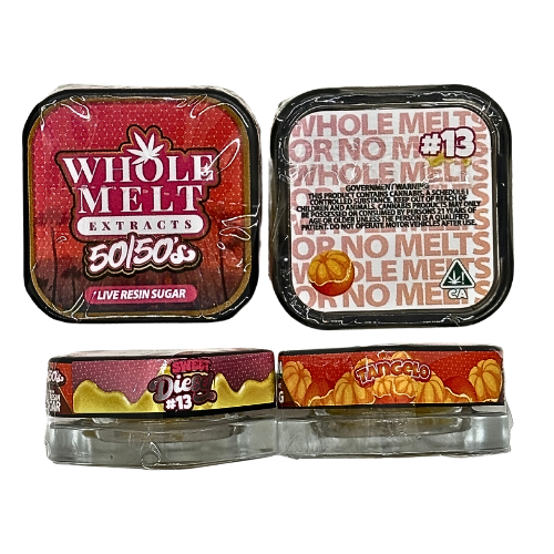 Whole Melt Extracts 50/50's Live Resin Sugar Sweet Diesel #13 & Tangelo