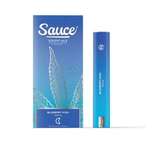 SAUCE BLUEBERRY KUSH INDICA 1G DISPOSABLE VAPE PEN