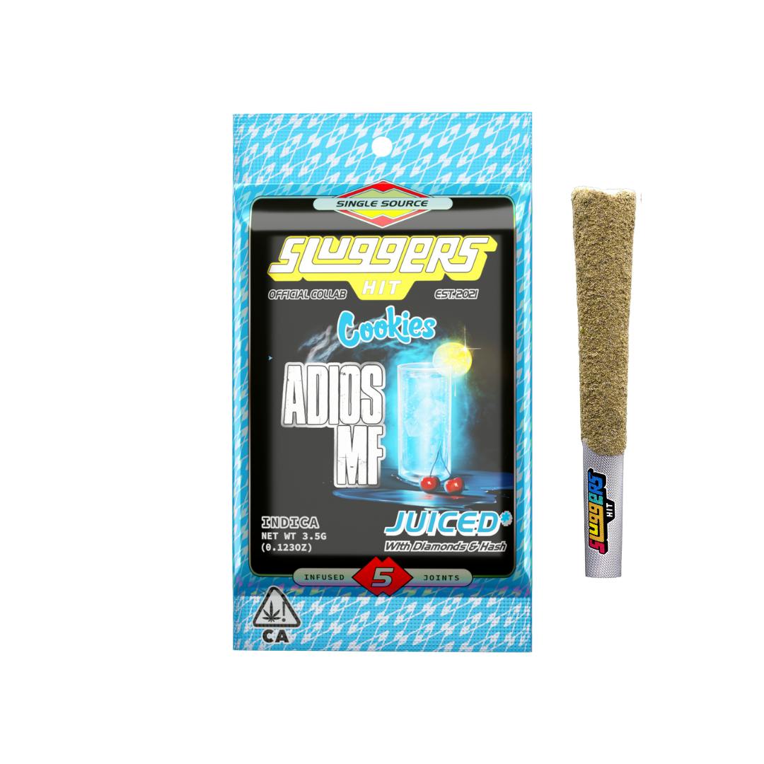 SLUGGES HIT & COOKIES INFUSED PRE-ROLL MULTI-PACK ADIOS MF 