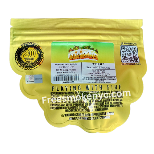Jungle Boys WiFi Cake Cannabis Flower packaging 