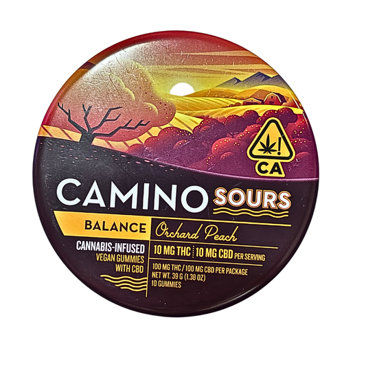 CAMINO ORCHID PEACH CANNABIS INFUSED GUMMIES