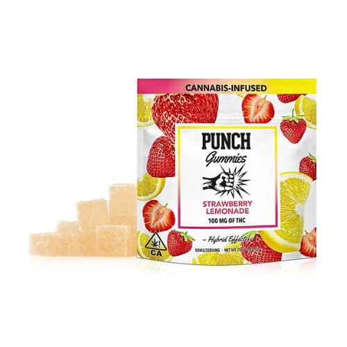 PUNCH THC INFUSED GUMMIES "STRAWBERRY LEMONADE"