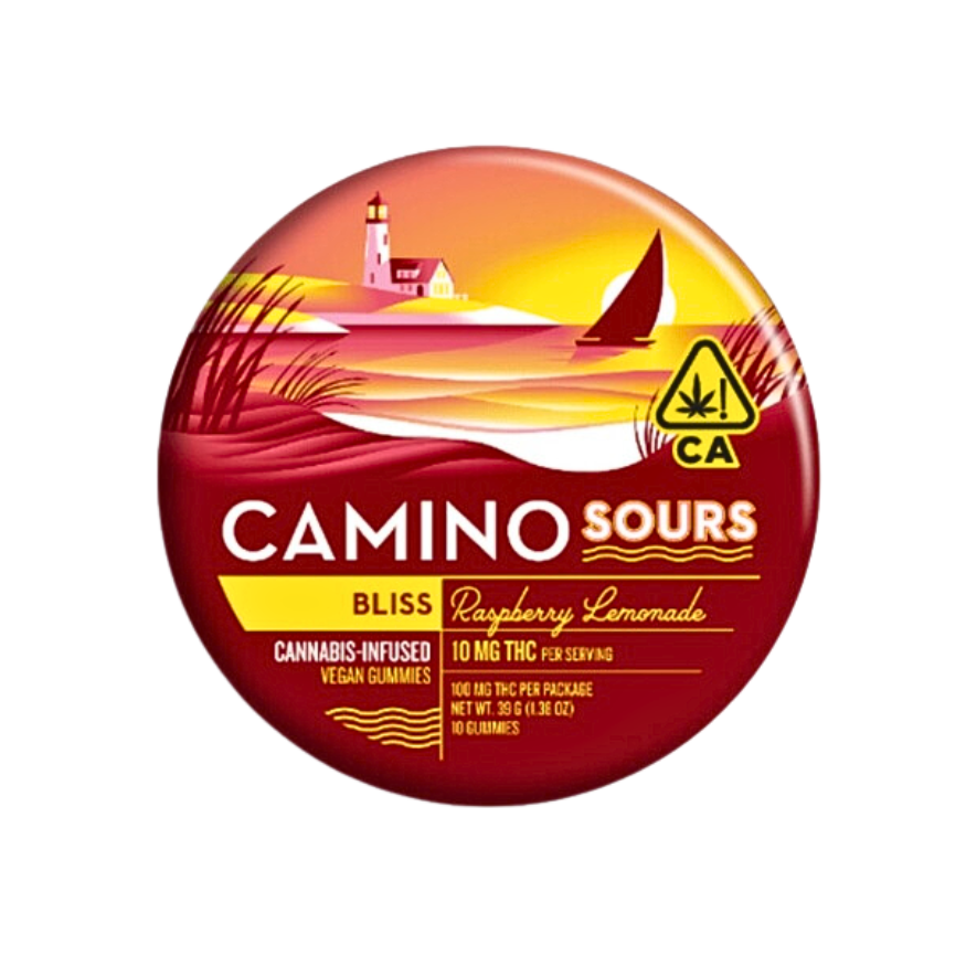 Camino Raspberry Lemonade 10mg Cannabis infused gummies