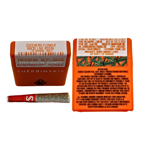 Sherbinskis Zucchero hybrid infused pre-roll multi-pack