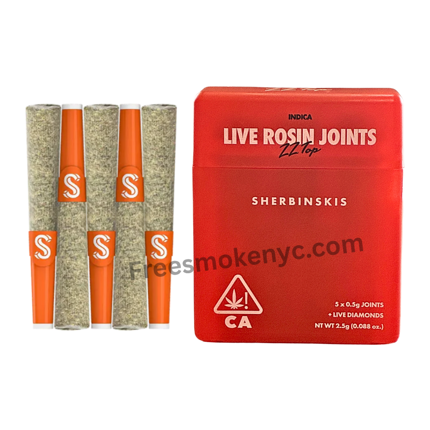 SHERBINSKIS "ZZTOP" LIVE ROSIN INFUSED PRE-ROLLS