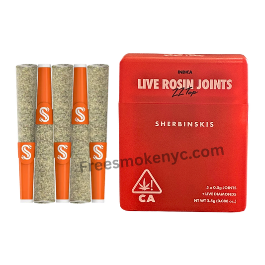 SHERBINSKIS "ZZTOP" LIVE ROSIN INFUSED PRE-ROLLS