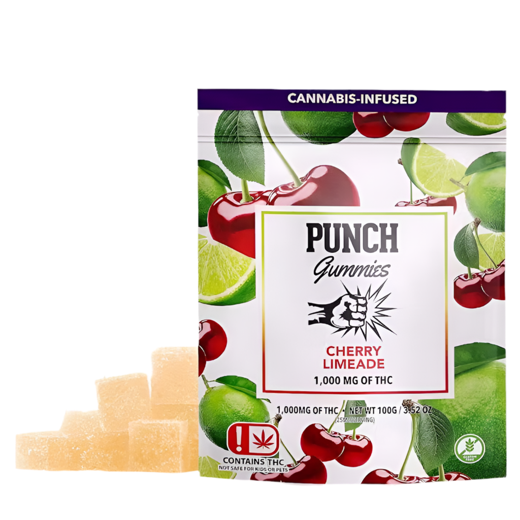 PUNCH THC INFUSED GUMMIES
"CHERRY LIMEADE"