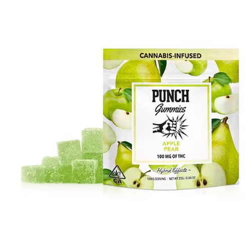 PUNCH THC INFUSED GUMMIES APPLE, PEAR HYBRID