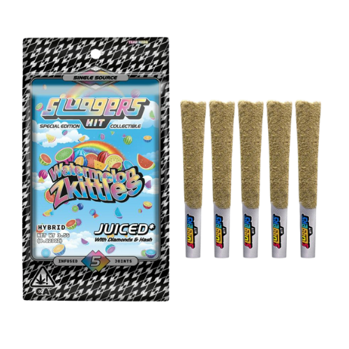 SLUGGERS HIT "WATERMELON ZKITTLES" INFUSED PRE-ROLLS