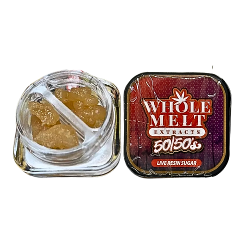 WHOLE MELT EXTRACTS 50/50's LIVE RESIN SUGAR "KUSHBERRY CHEESECAKE" & APPLES + BANANAS"