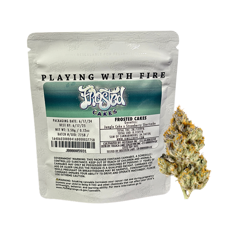 Jungle Boys Frosted Cakes Hybrid cannabis strain 3.5g