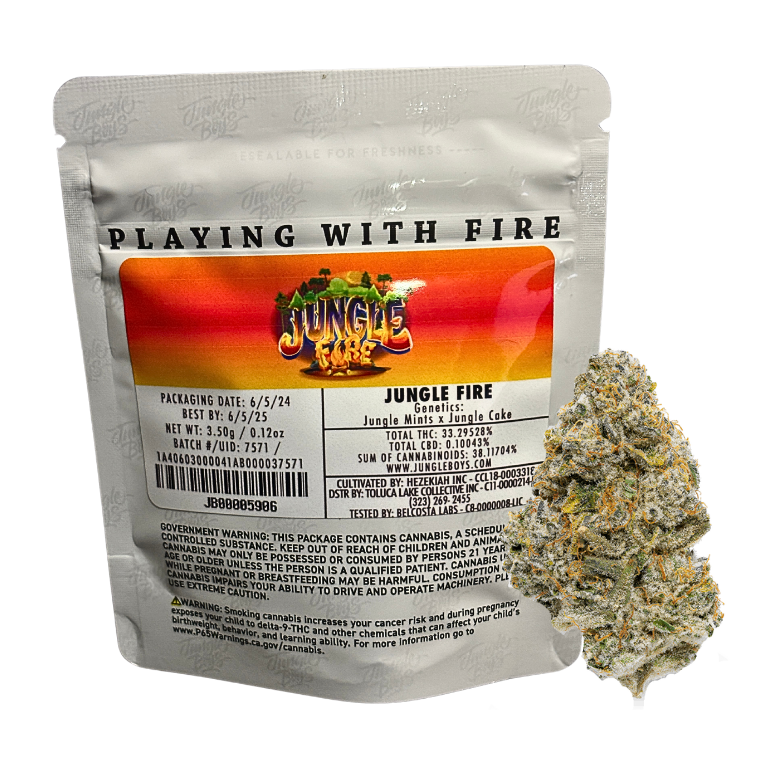 Jungle Boys Jungle Fire hybrid cannabis fower 3.5g