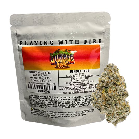 Jungle Boys Jungle Fire hybrid cannabis fower 3.5g