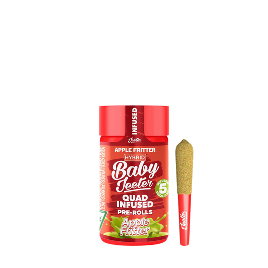 BABY JEETER  "APPLE FRITTER" INFUSED PRE-ROLL JAR (quad infused)