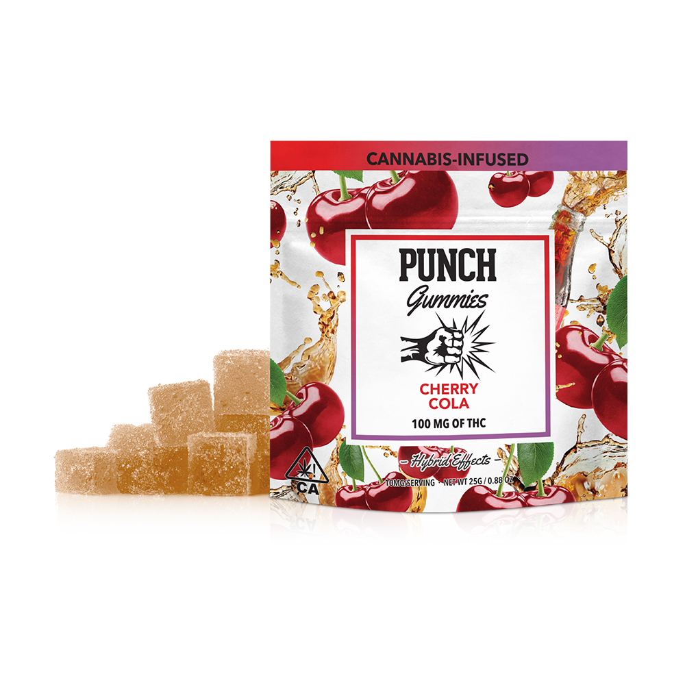 PUNCH THC INFUSED GUMMIES "CHERRY COLA" INFUSED GUMMIES