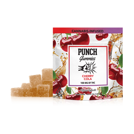 PUNCH THC INFUSED GUMMIES "CHERRY COLA" INFUSED GUMMIES