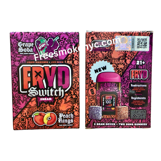 FRYD SWITCH “GRAPE SODA” x “PEACH RINGS” 2G DISPOSABLE