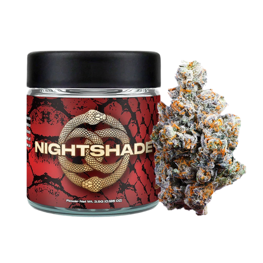 CONNECTED "NIGHTSHADE" CANNABIS FLOWER; HYBRID STRAIN