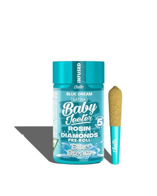 BABY JEETER "BLUE DREAM" INFUSED PRE-ROLL JAR