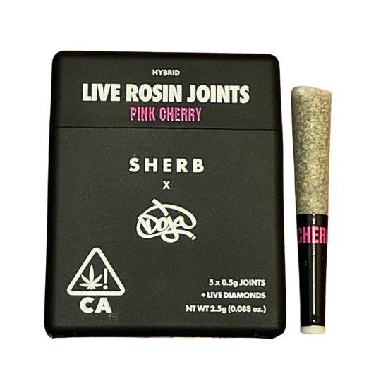SHERBINSKIS "PINK CHERRY" LIVE ROSIN INFUSED PRE-ROLLS
