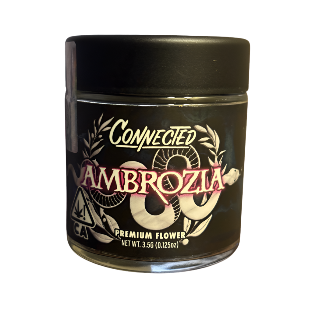 CONNECTED "AMBROZIA" PREMIUM FLOWER; HYBRID STRAIN