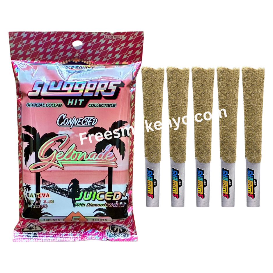 Sluggers Hit x Connected pre roll multipack Gelonade Sativa 