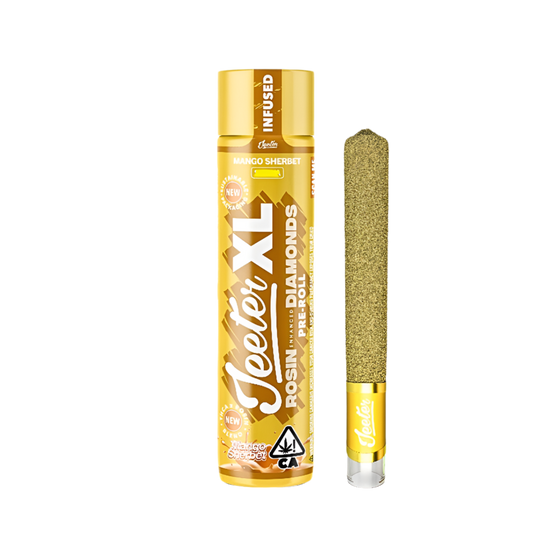JEETER XL "MANGO SHERBET" 2G ROSIN ENHANCED DIAMONDS PRE-ROL
