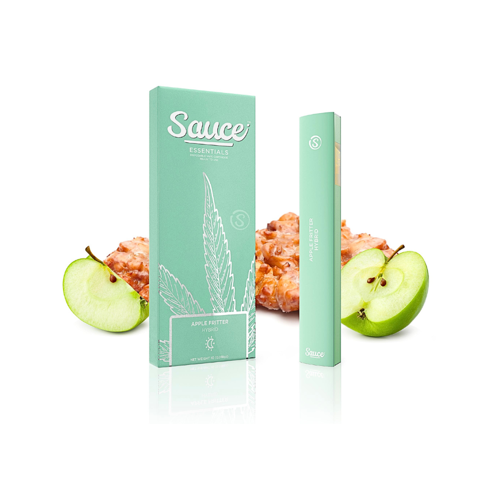 SAUCE ESSENTIALS 1 GRAM DISPOSABLE PEN APPLE FRITTER HYBRID