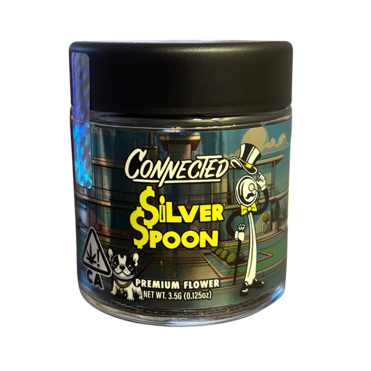 CONNECTED "SILVER SPOON" PREMIUM FLOWER; SATIVA STRAIN